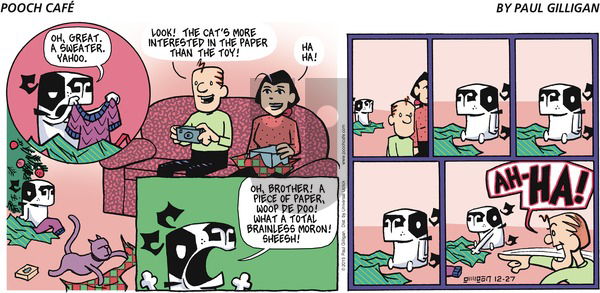 Pooch Cafe on Sunday December 27, 2015 Comic Strip