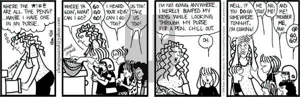 Clear Blue Water on Thursday April 24, 2008 Comic Strip