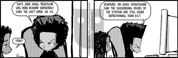 The Boondocks on Tuesday November 9, 2010 Comic Strip