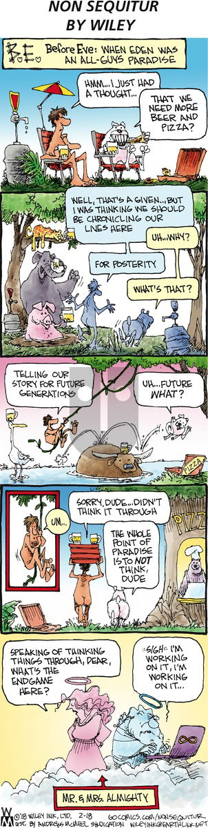 Non Sequitur on Sunday February 18, 2018 Comic Strip