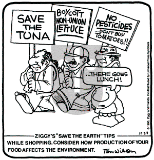 Ziggy on Monday October 29, 1990 Comic Strip