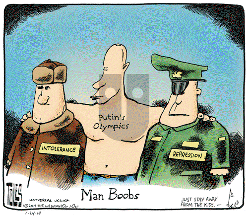 Tom Toles on Friday January 24, 2014 Comic Strip