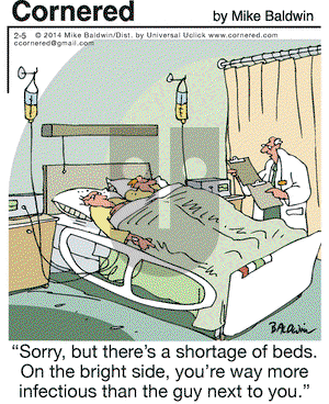 Cornered on Wednesday February 5, 2014 Comic Strip