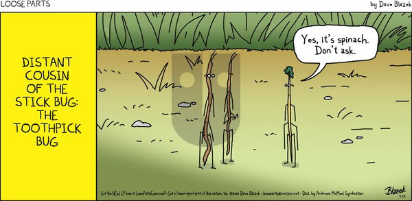 Loose Parts on Sunday September 14, 2025 Comic Strip