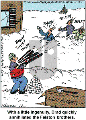 Close to Home on Thursday December 1, 2011 Comic Strip