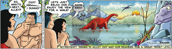 Alley Oop - Saturday September 1, 2018 Comic Strip