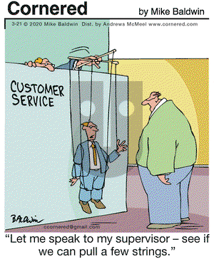 Cornered on Saturday March 21, 2020 Comic Strip