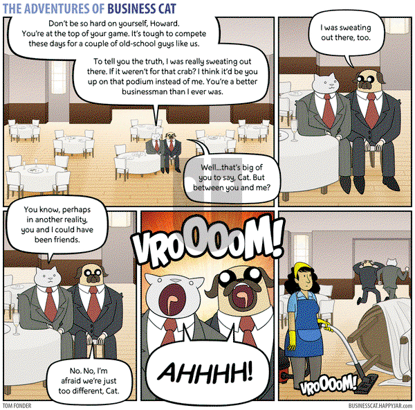 The Adventures of Business Cat on Monday September 5, 2016 Comic Strip