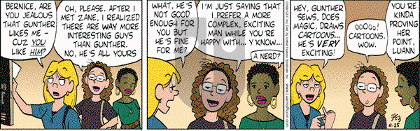 Luann on Friday April 25, 2008 Comic Strip