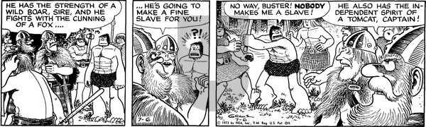 Alley Oop on Friday July 6, 1973 Comic Strip