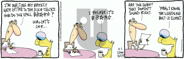 The Duplex on Saturday August 2, 2003 Comic Strip