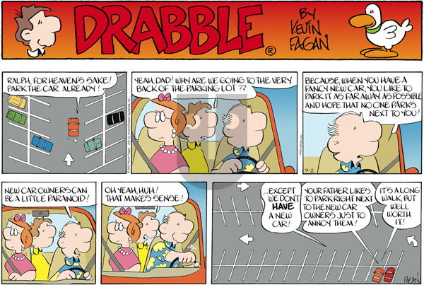 Drabble on Sunday September 2, 2007 Comic Strip