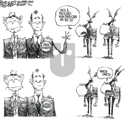 Matt Davies on Thursday July 21, 2005 Comic Strip