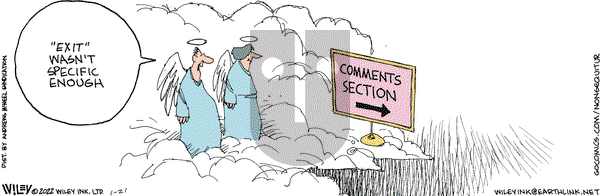 Non Sequitur - Friday January 21, 2022 Comic Strip