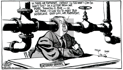 Pat Oliphant on Tuesday February 23, 1988 Comic Strip