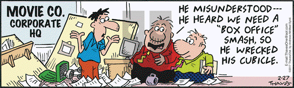 Frank and Ernest on Monday February 27, 2017 Comic Strip