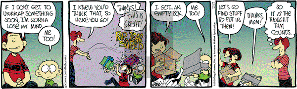 The Buckets on Monday December 23, 2019 Comic Strip