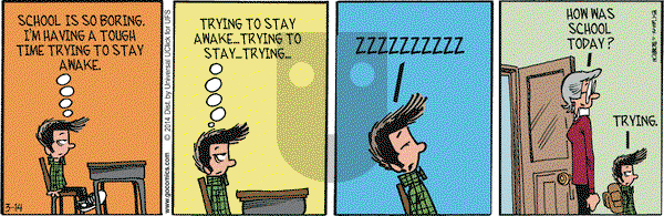 Grand Avenue on Friday March 14, 2014 Comic Strip