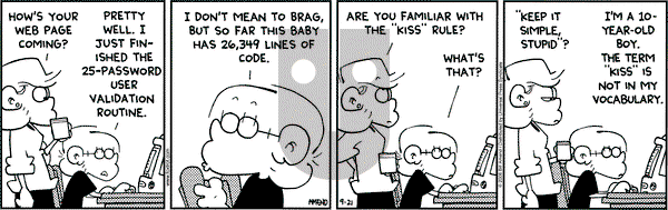 FoxTrot on Thursday September 21, 2006 Comic Strip