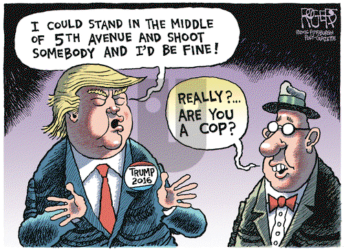 Rob Rogers on Monday February 1, 2016 Comic Strip