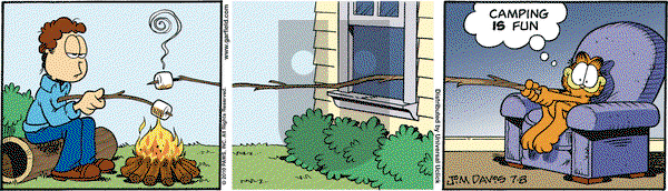 Garfield on Thursday July 8, 2010 Comic Strip