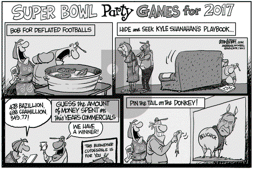 Win, Lose, Drew on Thursday February 2, 2017 Comic Strip