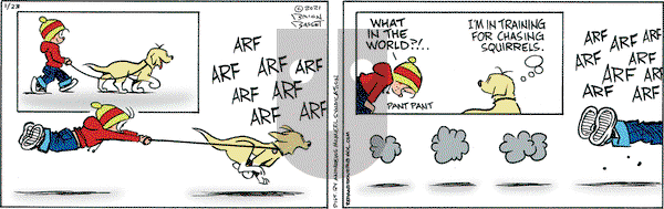 Red and Rover on Saturday January 23, 2021 Comic Strip