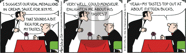 The Born Loser on Tuesday January 29, 2013 Comic Strip