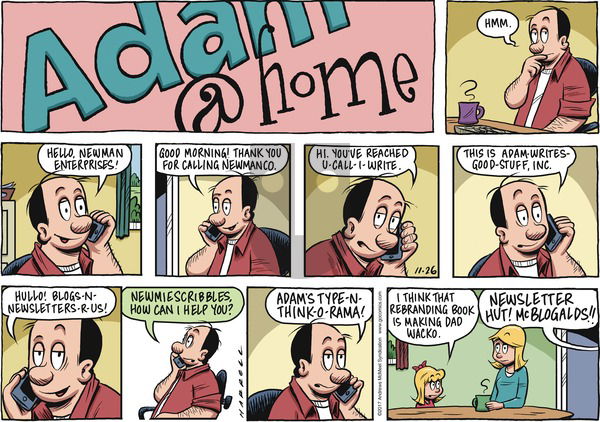 Adam@Home on Sunday November 26, 2017 Comic Strip