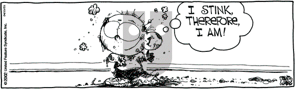 The Buckets on Tuesday April 23, 2002 Comic Strip