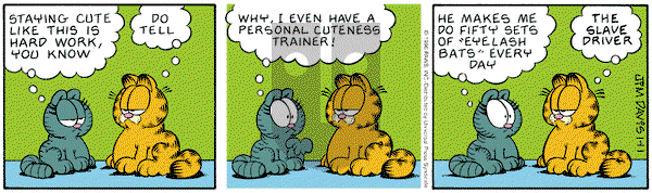 Garfield on Thursday January 11, 1996 Comic Strip
