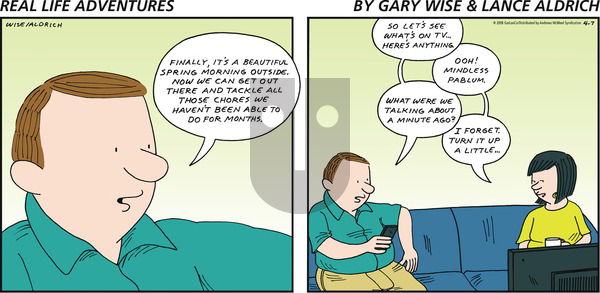Real Life Adventures on Sunday April 7, 2019 Comic Strip