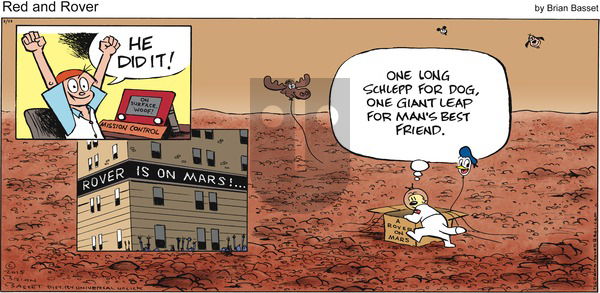 Red and Rover on Sunday August 23, 2015 Comic Strip