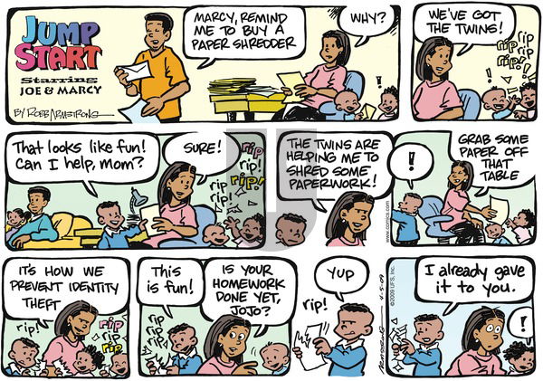 JumpStart on Sunday April 5, 2009 Comic Strip