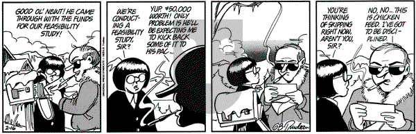 Doonesbury on Thursday February 16, 1995 Comic Strip
