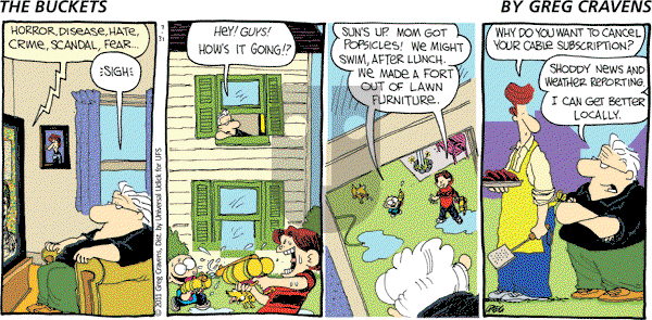 The Buckets - Sunday July 31, 2011 Comic Strip