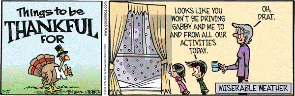 Grand Avenue on Tuesday November 22, 2011 Comic Strip