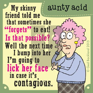 Aunty Acid on Wednesday March 4, 2015 Comic Strip