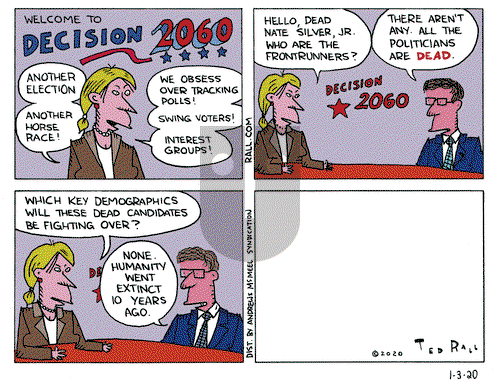 Ted Rall on Friday January 3, 2020 Comic Strip