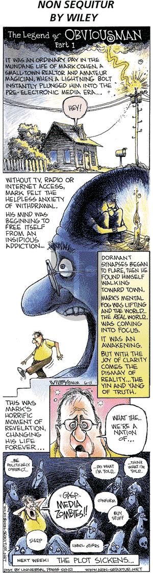 Non Sequitur on Sunday June 11, 2000 Comic Strip