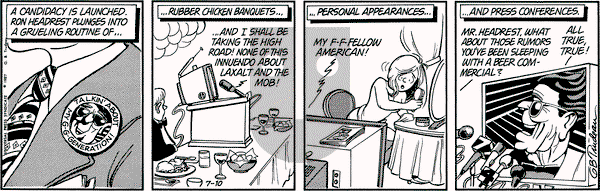 Doonesbury on Friday July 10, 1987 Comic Strip