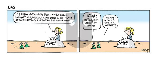 UFO on Friday April 18, 2025 Comic Strip