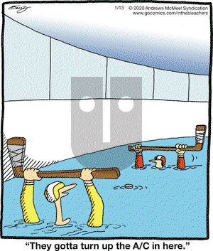 In the Bleachers on Monday January 13, 2020 Comic Strip