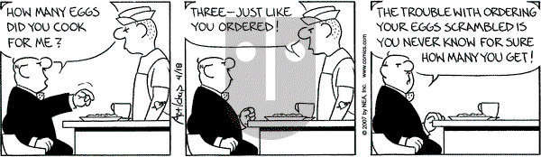 The Born Loser on Wednesday April 18, 2007 Comic Strip