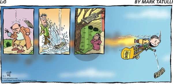 Lio on Sunday May 1, 2016 Comic Strip