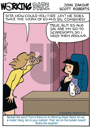 Working Daze on Thursday June 11, 2009 Comic Strip