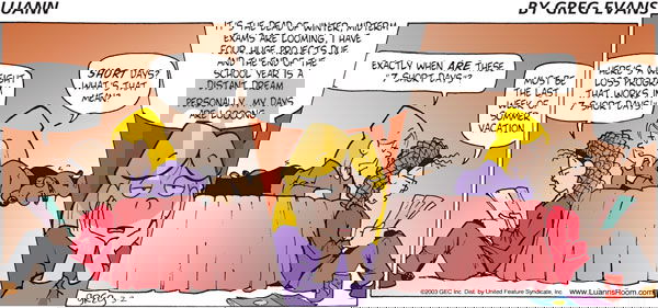 Luann on Sunday March 2, 2003 Comic Strip