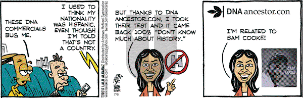 La Cucaracha on Thursday July 6, 2017 Comic Strip