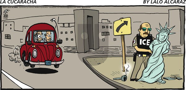 La Cucaracha on Sunday February 26, 2017 Comic Strip