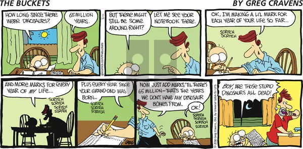 The Buckets on Sunday August 28, 2016 Comic Strip